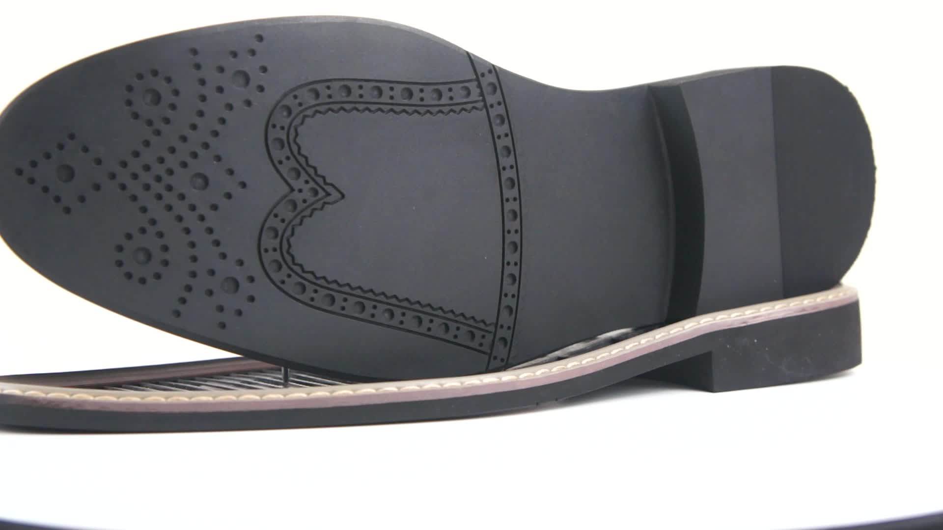 Wholesale Design Combination Dress Men's Rubber Formal Shoes Soles