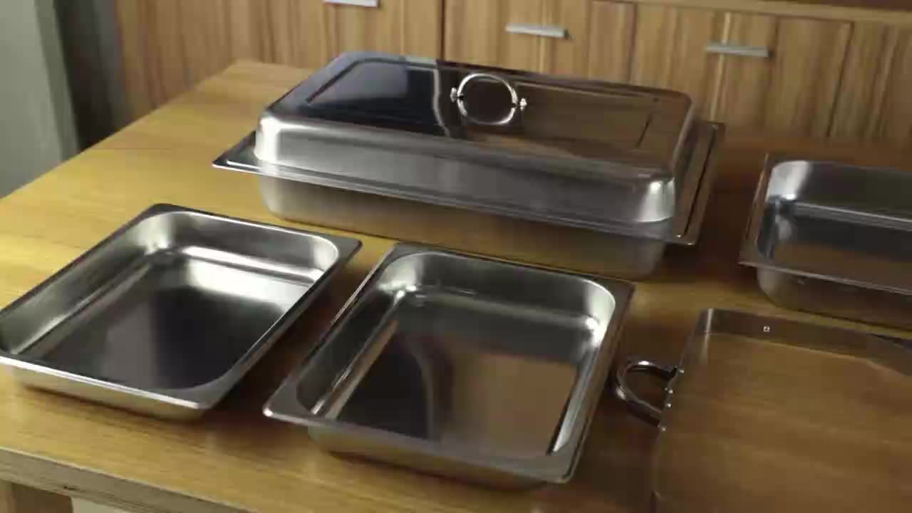 Commercial Restaurant Full Size Food Display Serving Chafing Dishes