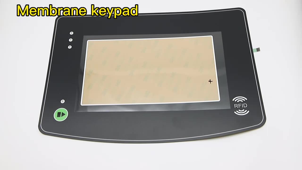 Customized 2-button Membrane Switch With Rubber Keypad Buttons Graphic ...