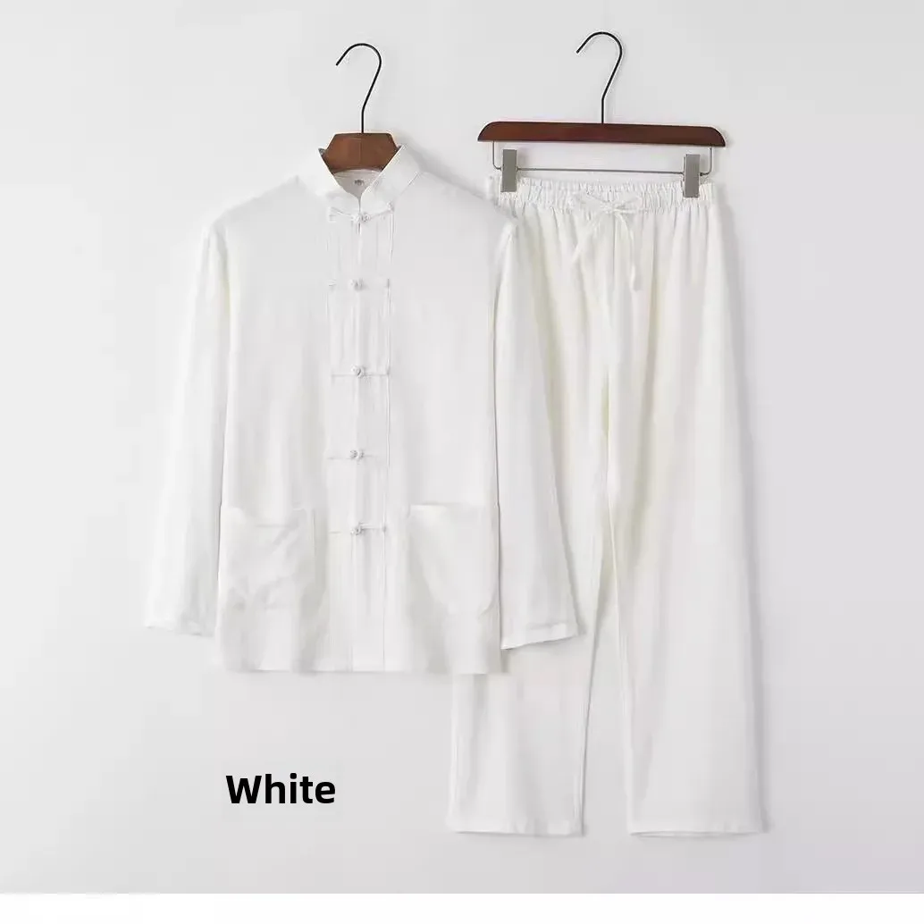 Thin set, Chinese style, cotton and linen