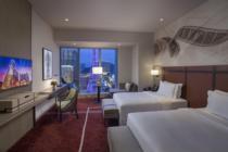 Макао Отель Studio City Star Club Двухместный номер с 2 отдельными кроватями и видом на Котай