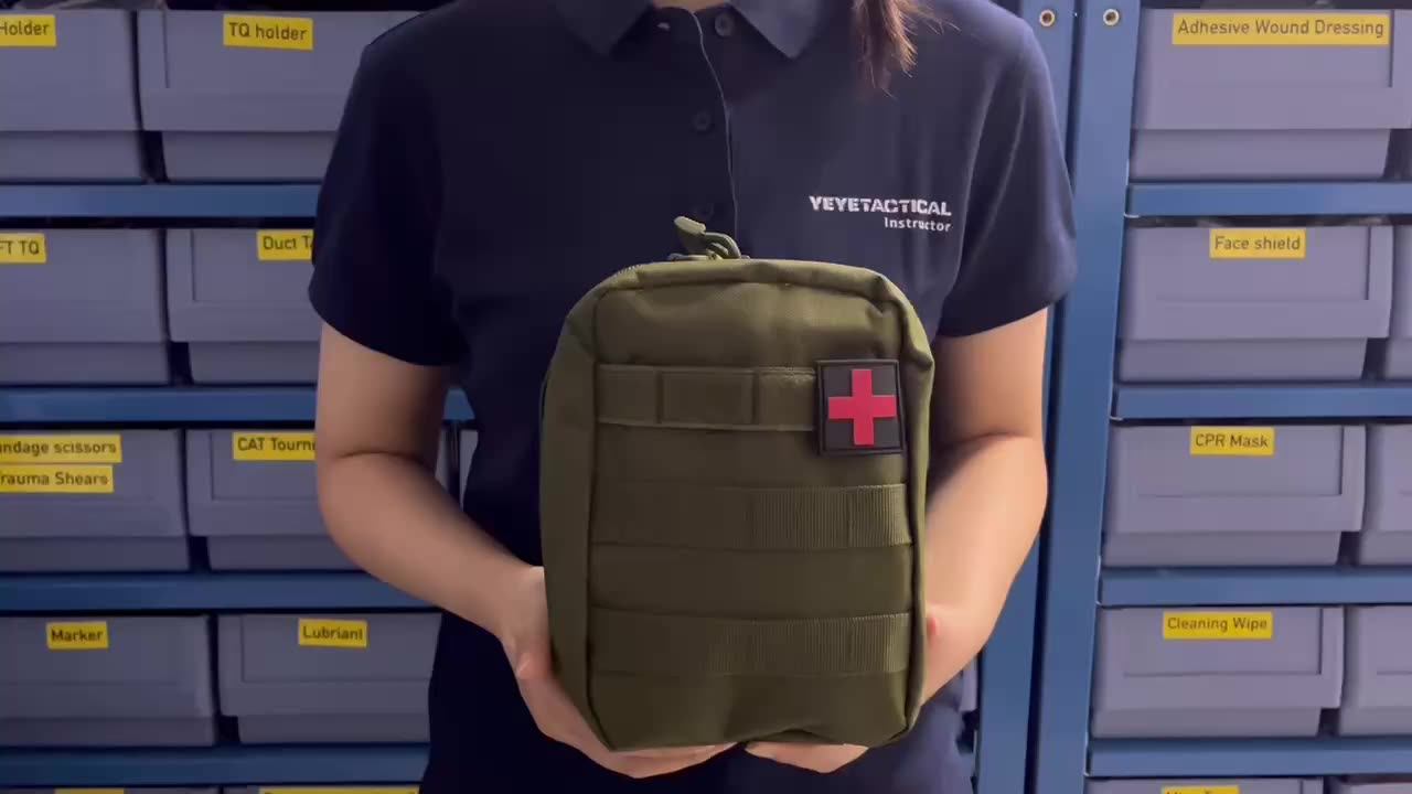 Ifak Pouch Trauma Kit First Aid Molle Pouch Kit Tourniquet Chest Seal