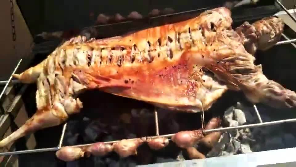 Charcoal Sucking Pig Roasting Oven Mutton Roaster Chicken And Duck