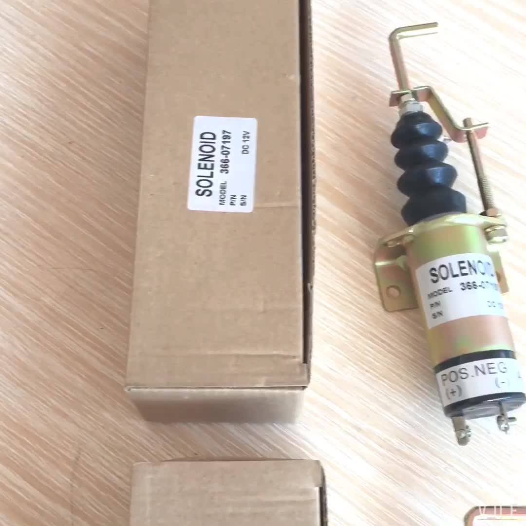 Wood Ward 24v Diesel Fuel Solenoid Valve 36607197 12v Push Pull