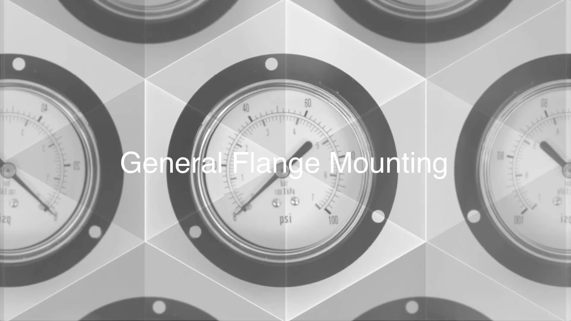 Flang Back Double Vacuum Scale Pressure Gauge Buy Air Vacuum Meter