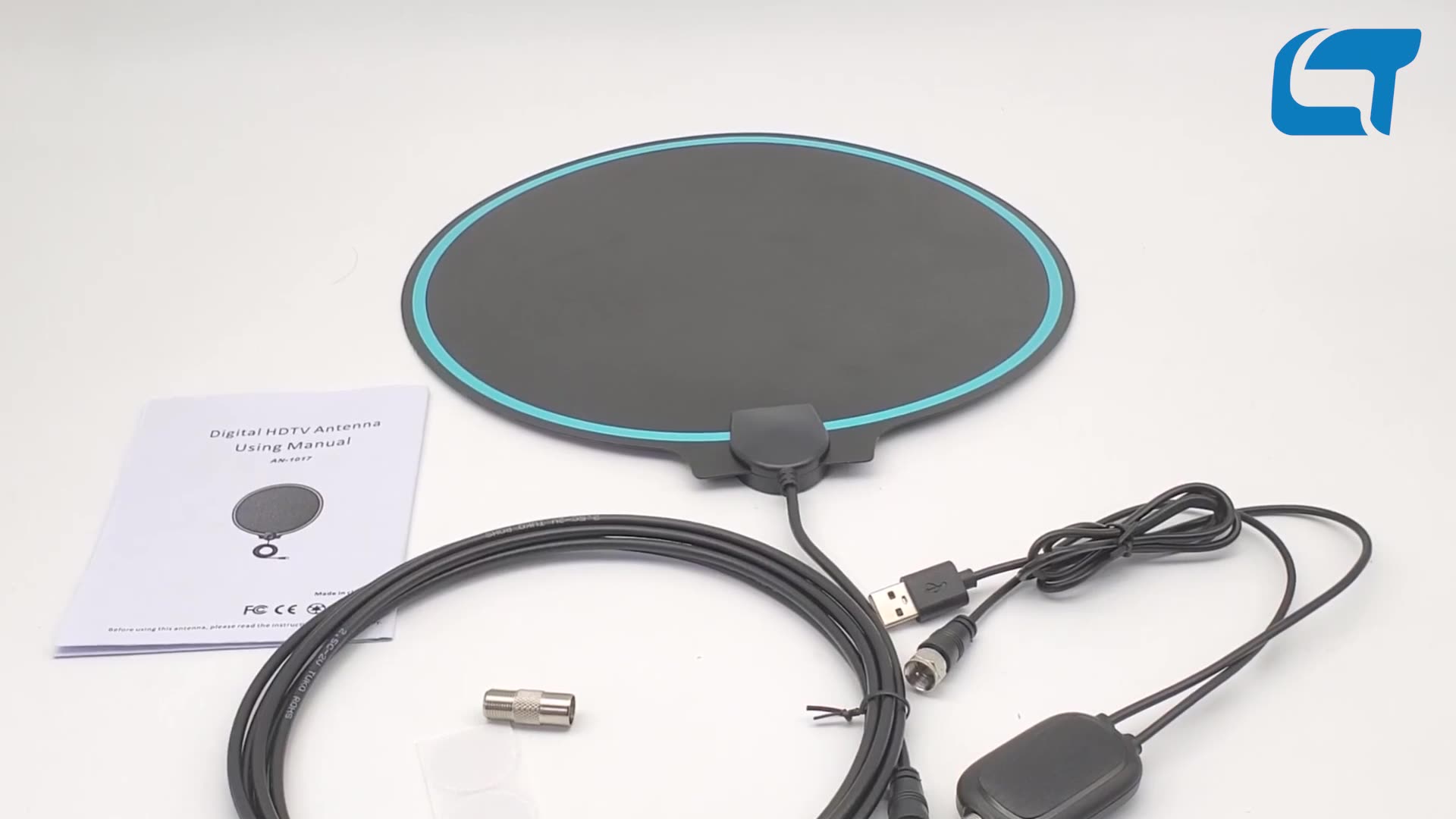 50 Miles Film Thin Portable Indoor Antenna Carhdtv Cable Antenna Car 4k