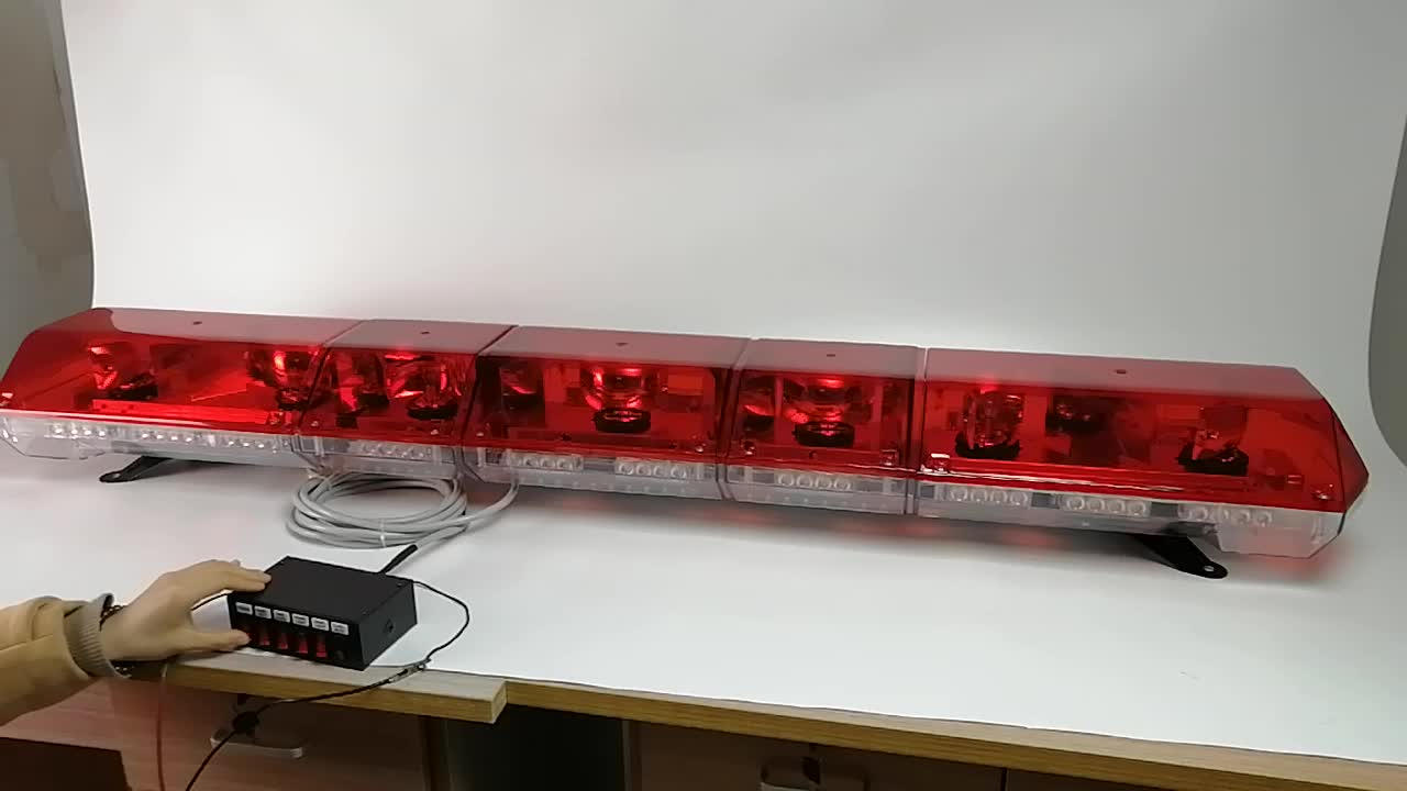 Golddeer Halogen Led Full Size Light Bar Rotating Strobe Car Roof Led