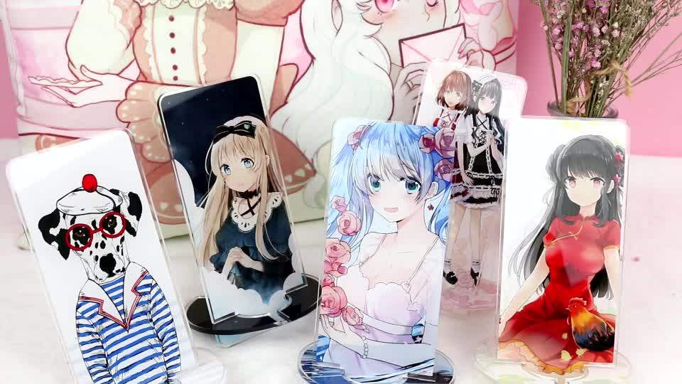 Vograce Printed Logo Customized Plastic Standee,Custom Printing Cartoon