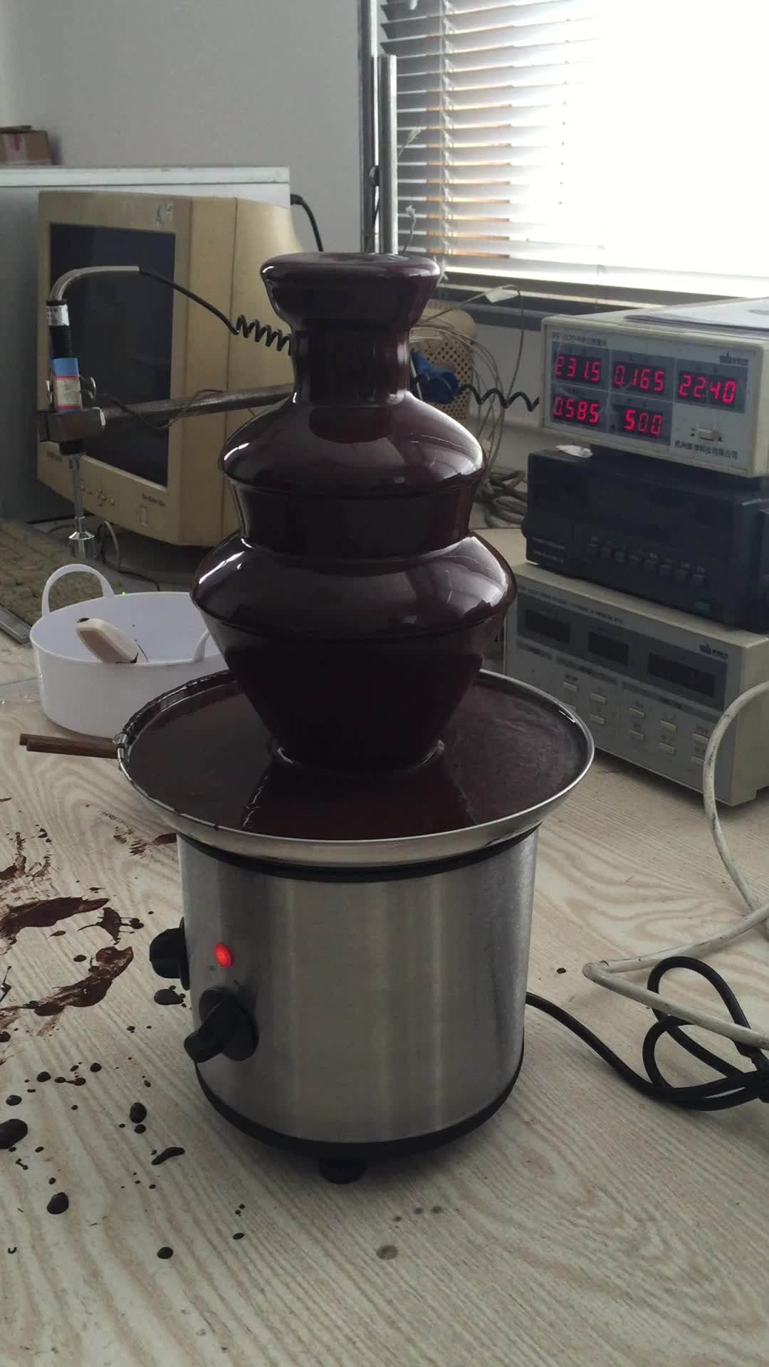 Electric 3tier Stainless Steel Chocolate Fountain,3.3 Pounds 1.2 Kgs Chocolate Capacity Buy