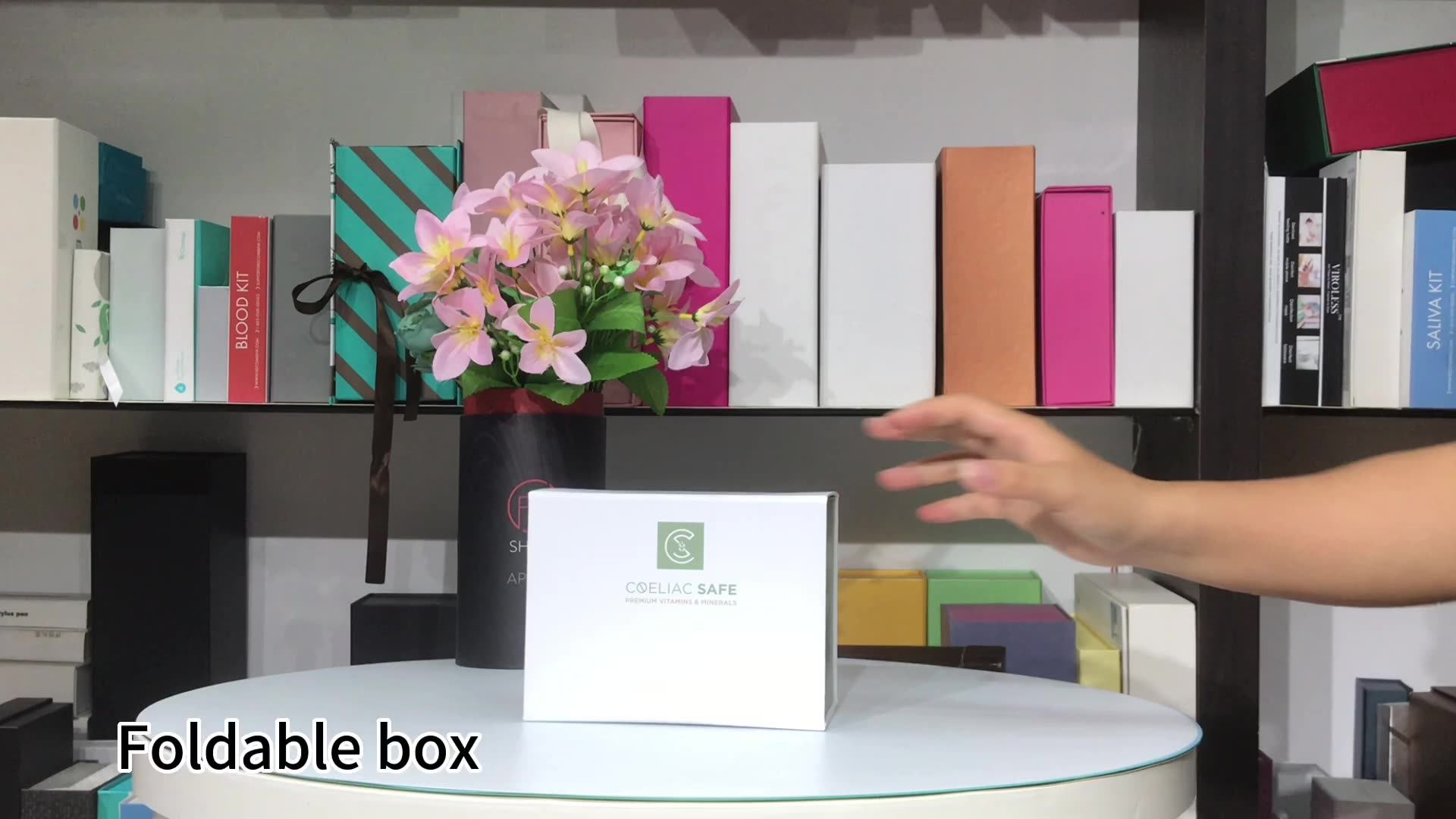 Custom Size Recyclable Cardboard Paper Hard Rigid Box Packaging