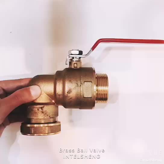 High Quality Brass Material Brass Ball Valve With Long Handle 3/4