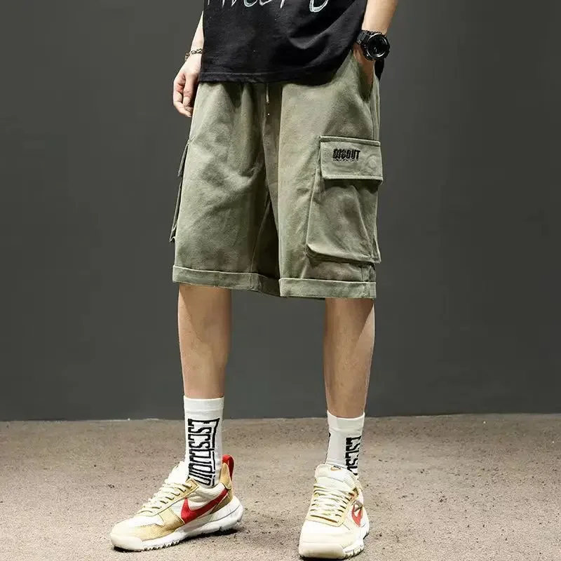 Men's Summer Thin Loose Matchable Trendy New Outerwear Fashion Personality Cool Sporty Casual Pants