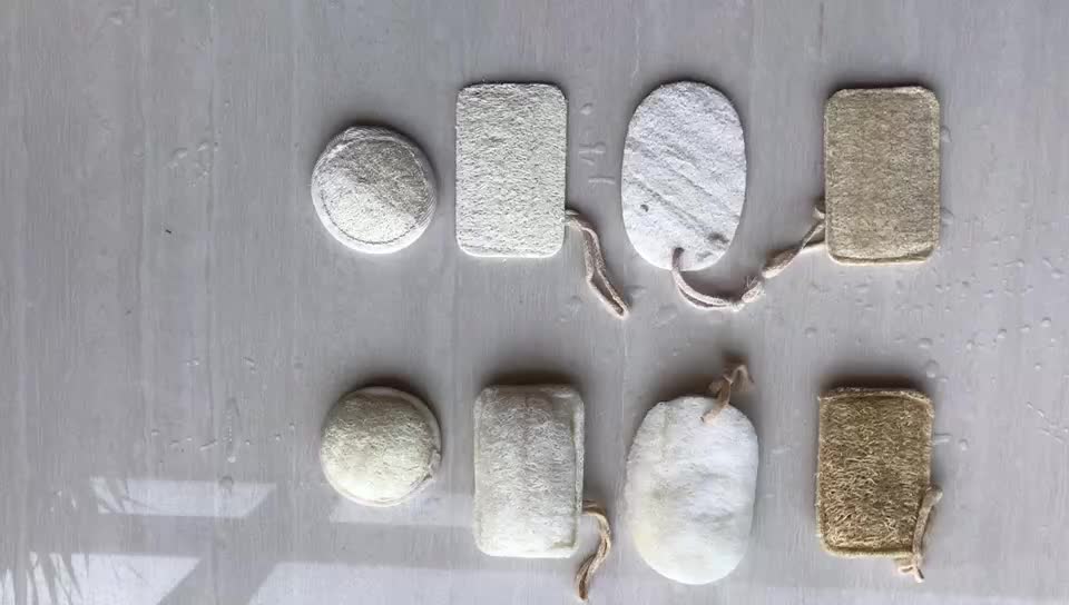 Zero Waste Exfoliating Shower Loofah Sponge Pad Body Scrubber Kitchen