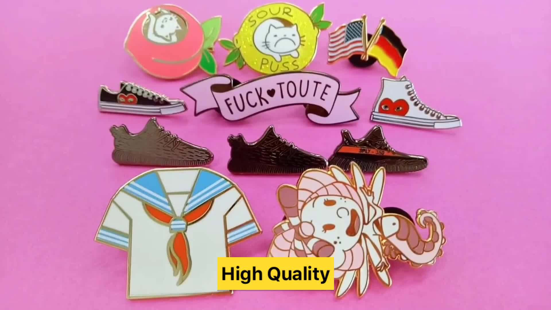 Dominos Pizza Pins Dragon Dubai Badges Eagle Unicorn Deer Enamel Lapel