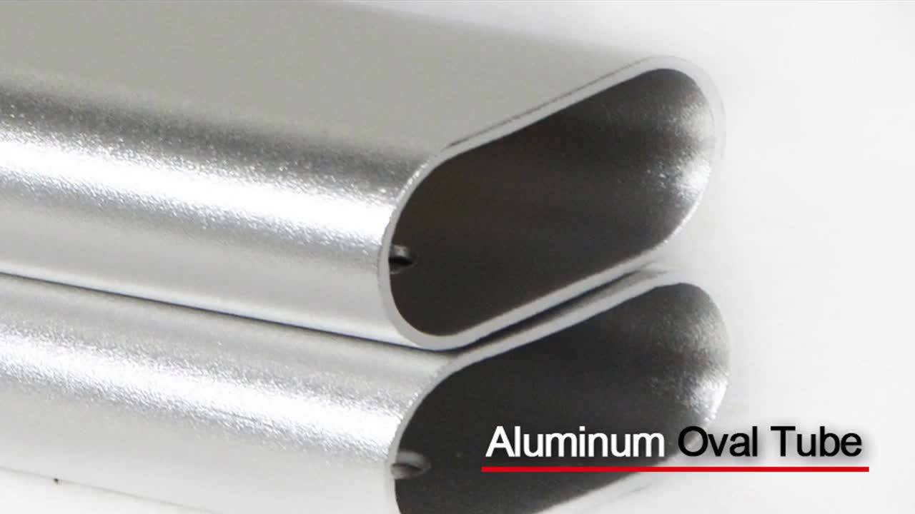 Factory Wholesale 25mm Silver Aluminium Hollow Oval Tube Buy 25mm