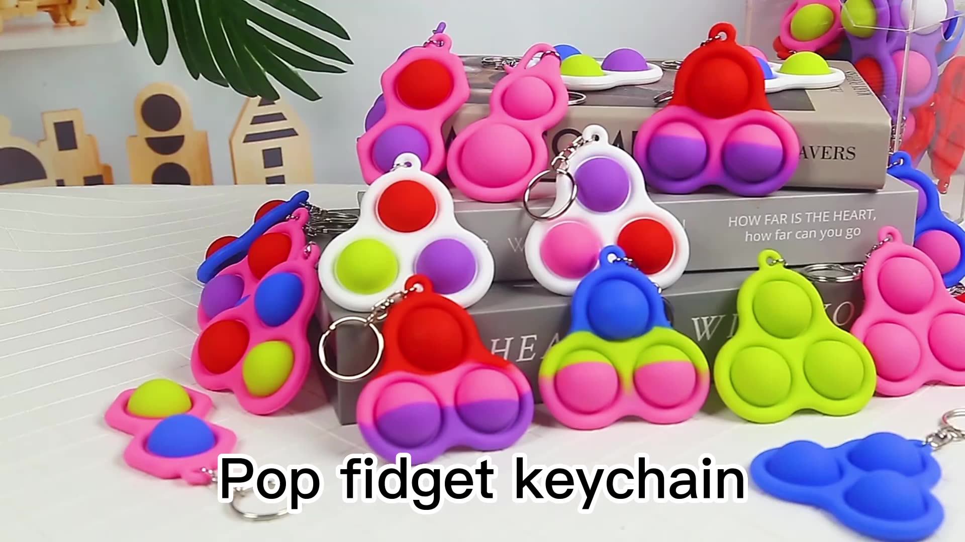 Promotional Custom Squeeze Toys Cute Soft Pvc Rubber Pop Fidget Toy