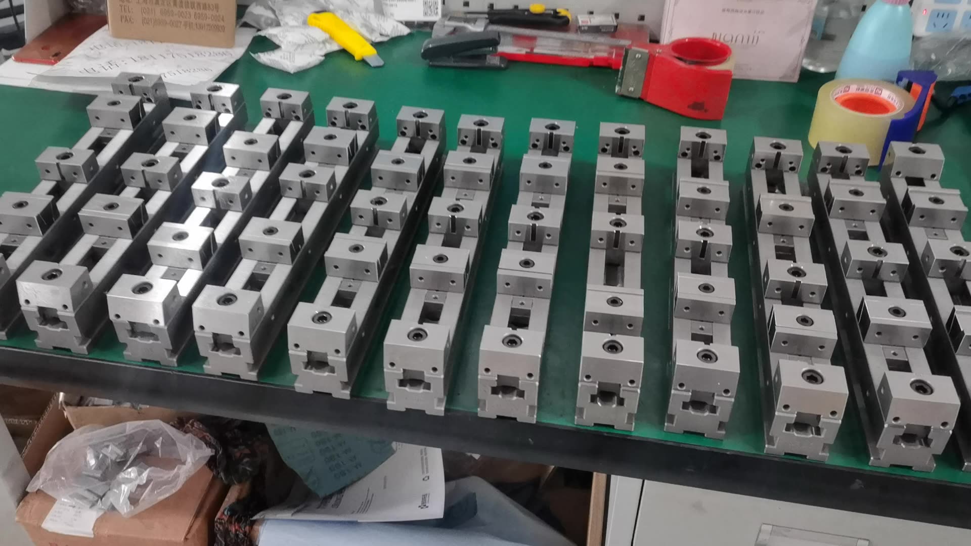 多工位CNC加工中心虎钳四轴转台用四面多钳口虎钳SVF-B-7260-100-阿里巴巴