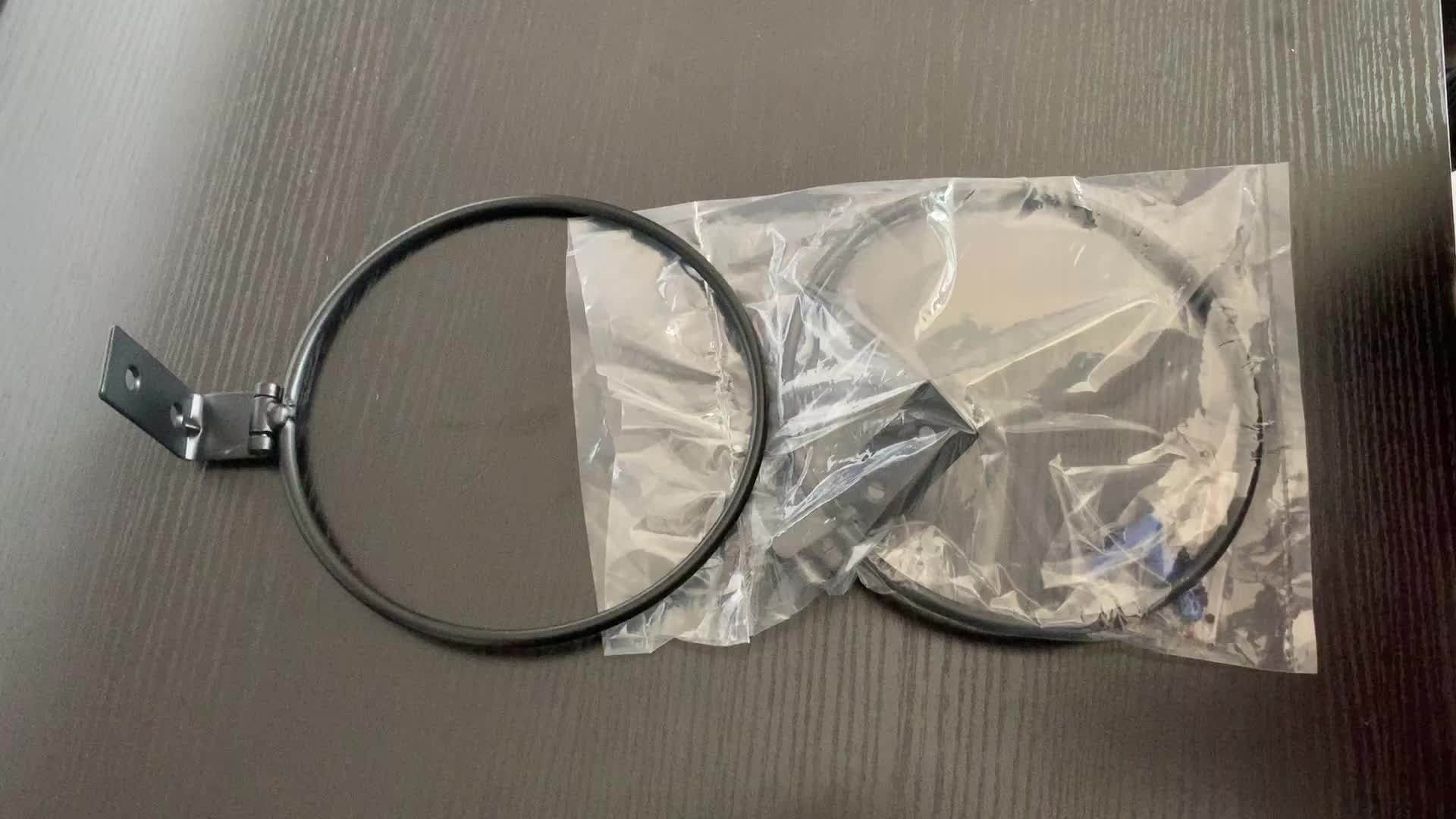 Flower Pot Wall Mount Ring Sturdy Mounted Metal Bracket Holding Planter