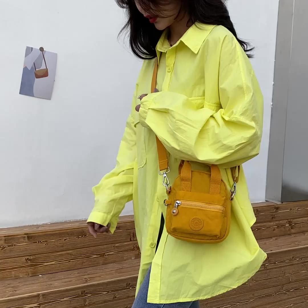 2022 New Style Cute Single Shoulder Canvas Messenger Bag Mini Handbag