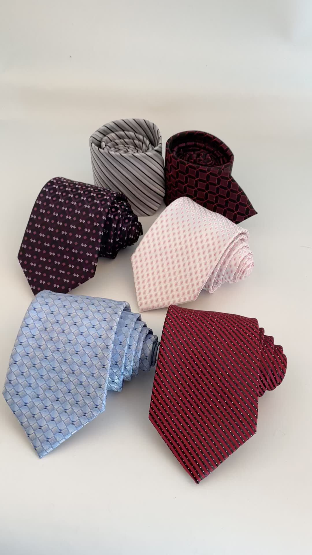 Cravates Fines Pour Homme En Coton - Lot De Cravates Unies à Rayures, 145 Cm, Largeur 6 Cm, Pour Mariage Et Bureau