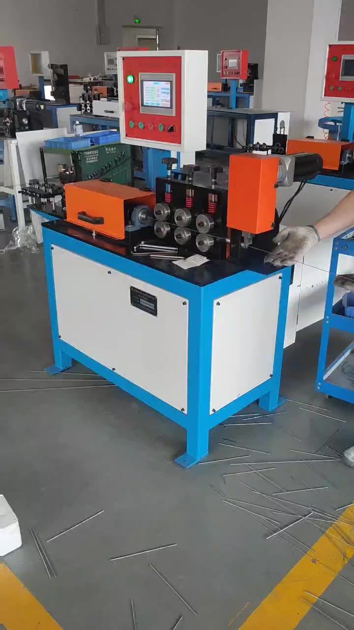 Qipang Cnc 18mm Steel Manual Wire Straightening And Cutting Machine