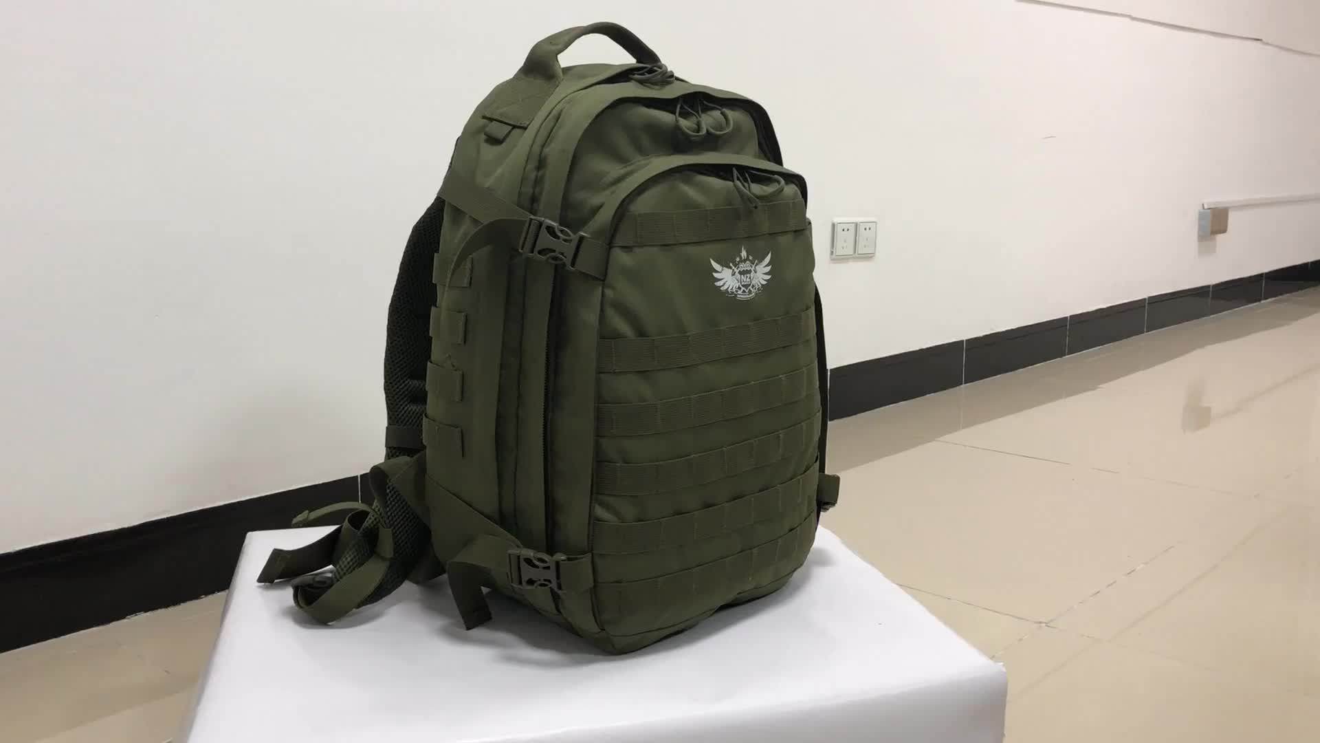 Heavy Duty 500d Cordura Laptop Molle Backpack Waterproof Combat