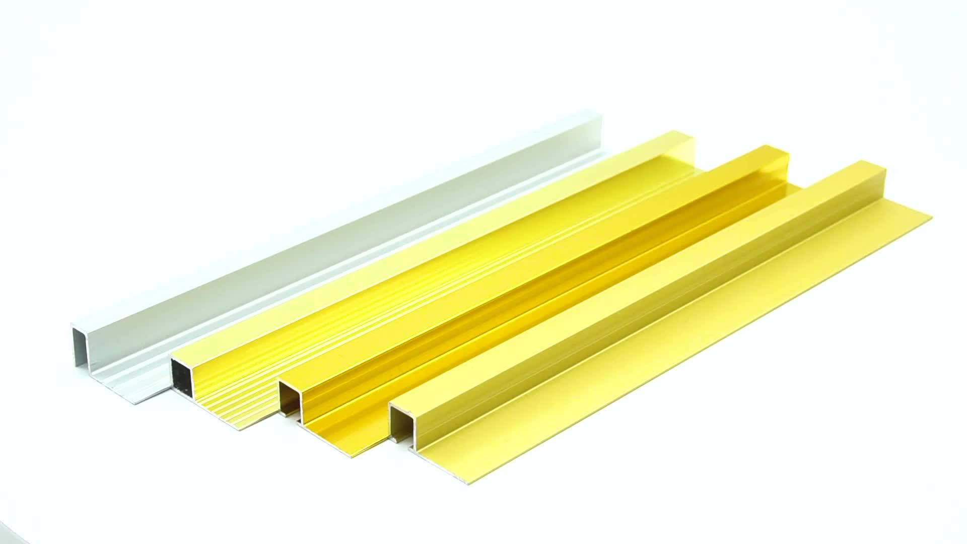 Corner Aluminum Skirting Aluminium Gold Tile Trim Buy Tile Trim