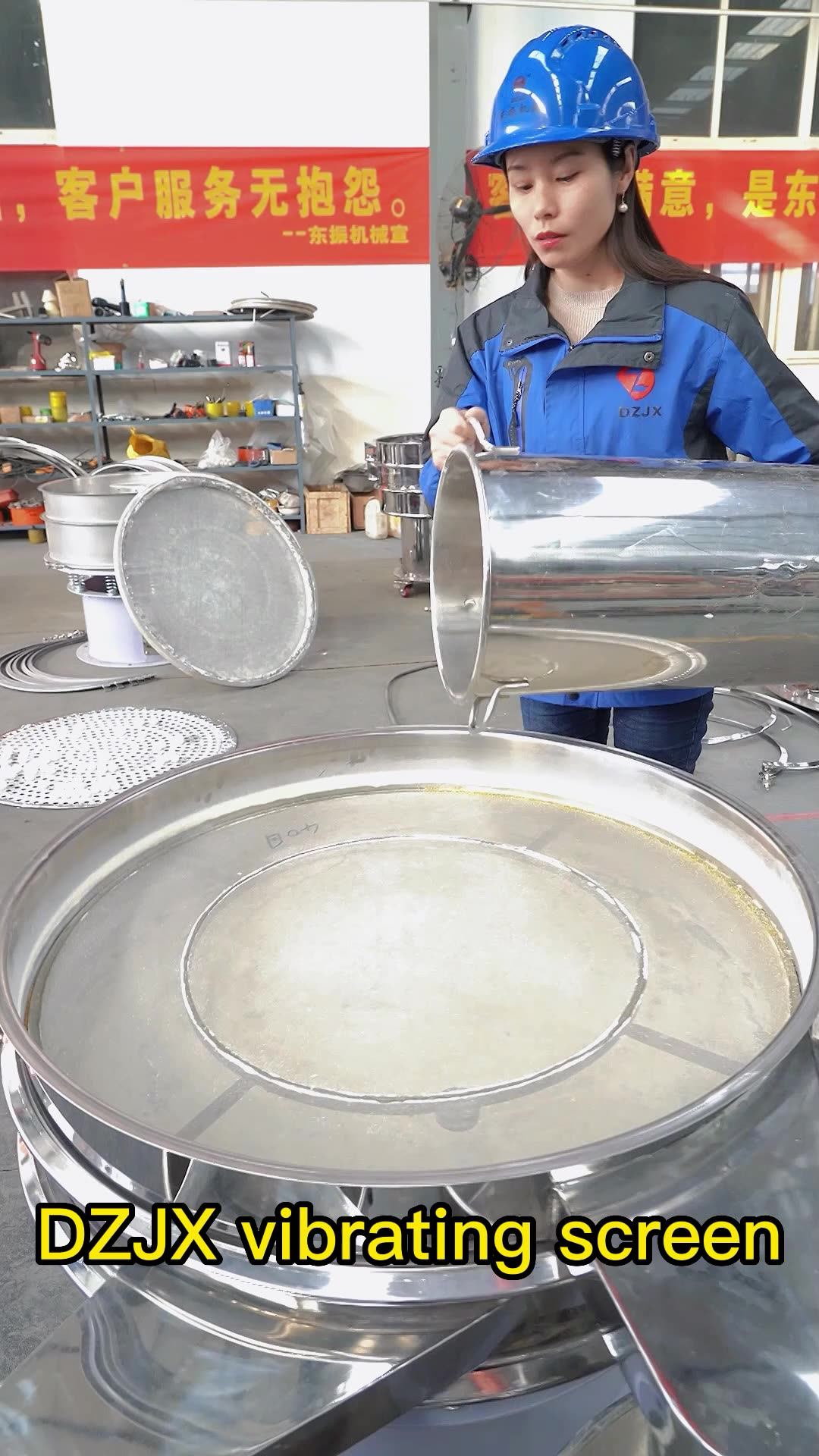 Dzjx China Suppliers Electric Vibrating Screen Sifter Machine For Corn