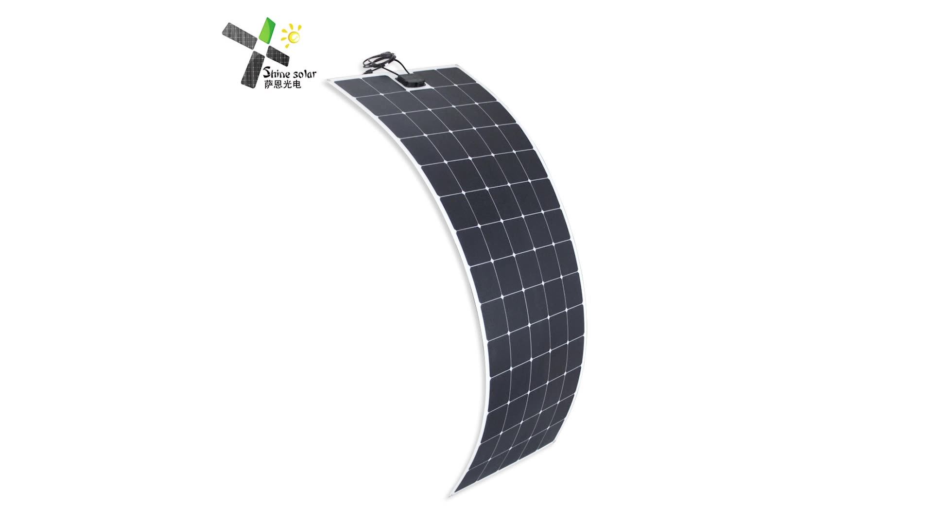 Flexible 300 Watt Solar Cell For Cabin Fishing Boats Flexible Solar Panels Getting Solar Panels