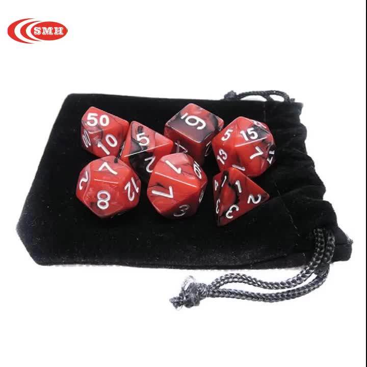 Smh Dice Tube Packaging D4 D6 D8 D10 D12 D20 D Solid Yellow