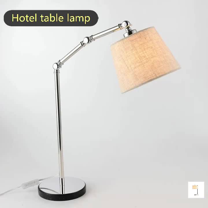 New Modern Natural Marble Base Led Usb Bedside Table Lamp Indoor Office