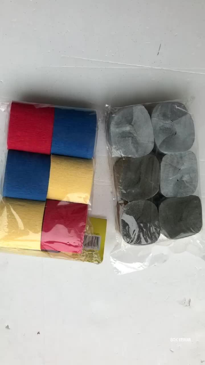 Rainbow Color Flower Crepe Papers Crepe Paper Rolls Wholesale Origami