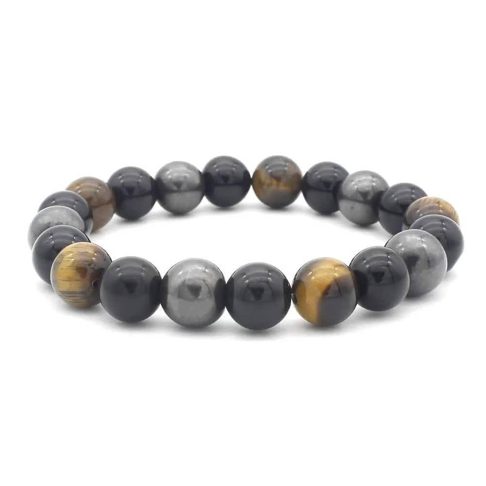 New Arrival Men Bead Bracelet Jewelry 10mm Tige Eye Health Bracelet