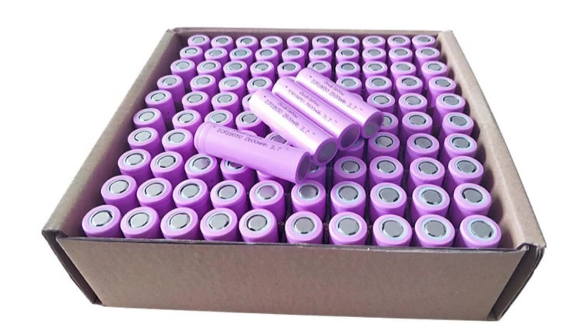 Batterie Rechargeable Liion 18650 Intérieur Recyclée 18650 Batteries