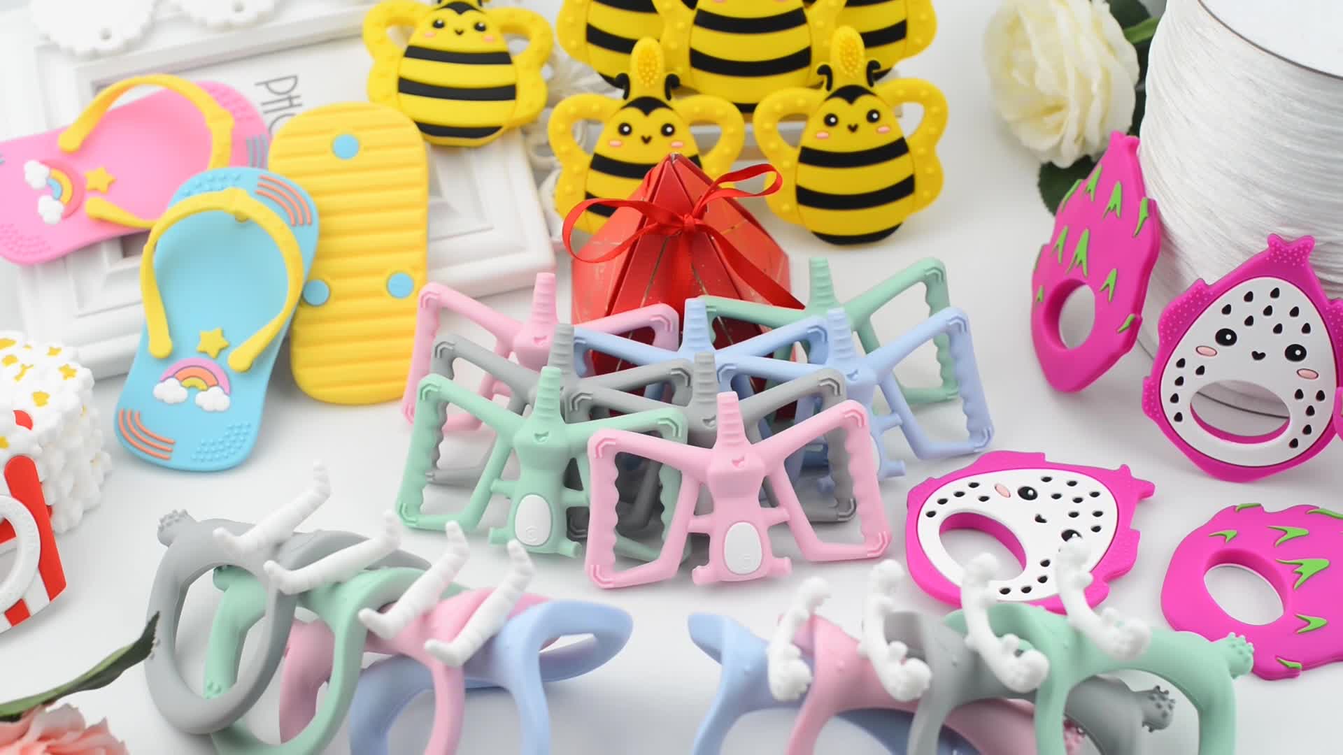 Custom Design Baby Teething Funny Silicone Teether Toys Buy Silicone