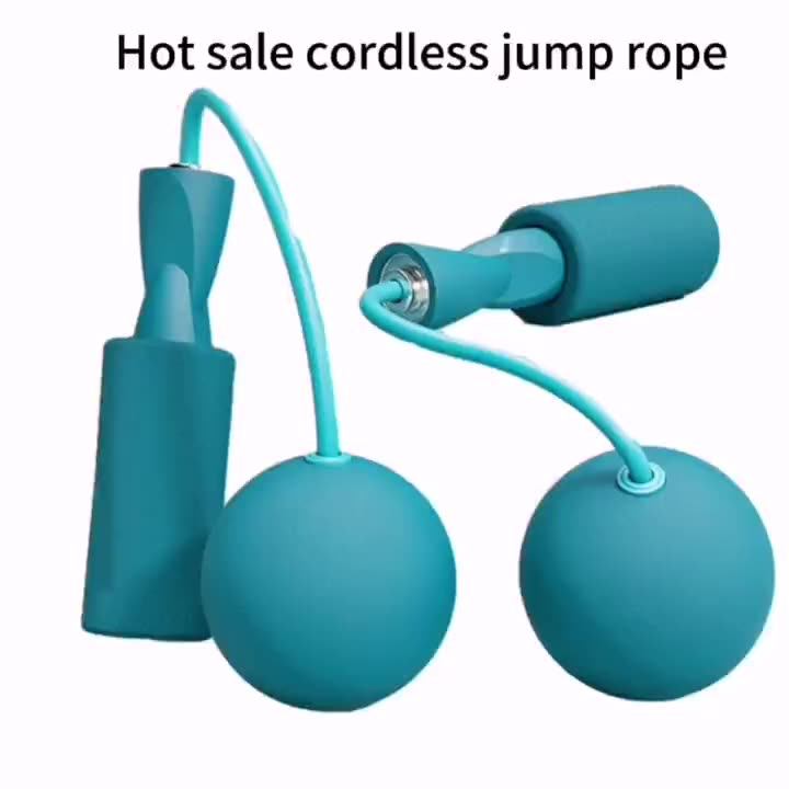 High Quality Custom Logo Fitness Cordless Wireless Skipping Rope