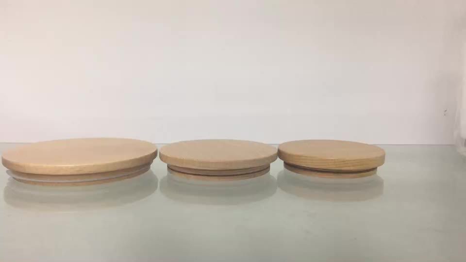 Custom Sealed Wooden Candle Lids For Candle Jars - Buy ...