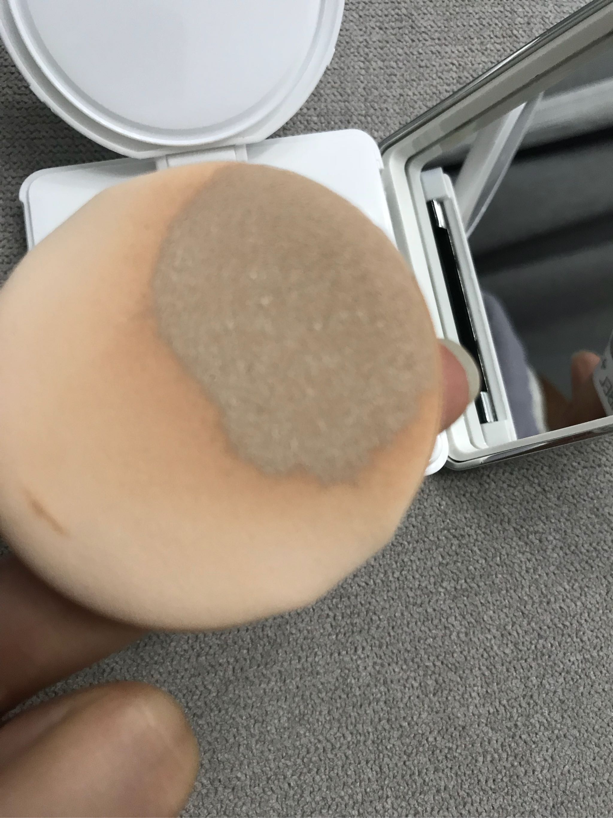 希卡贝尔气垫素颜CC霜有用吗？使用效果显示,第6张