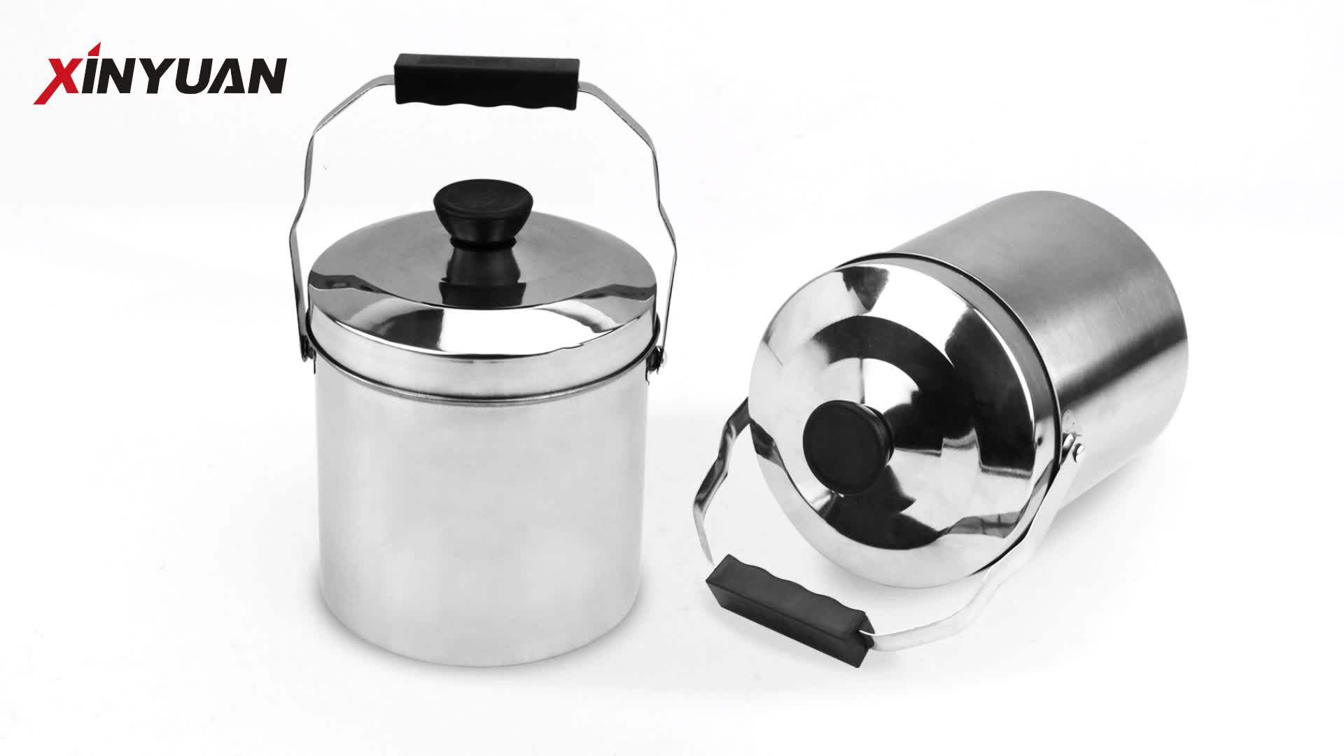 Whole Sale Stainless Steel Fast Food Container Reusable Food Storage