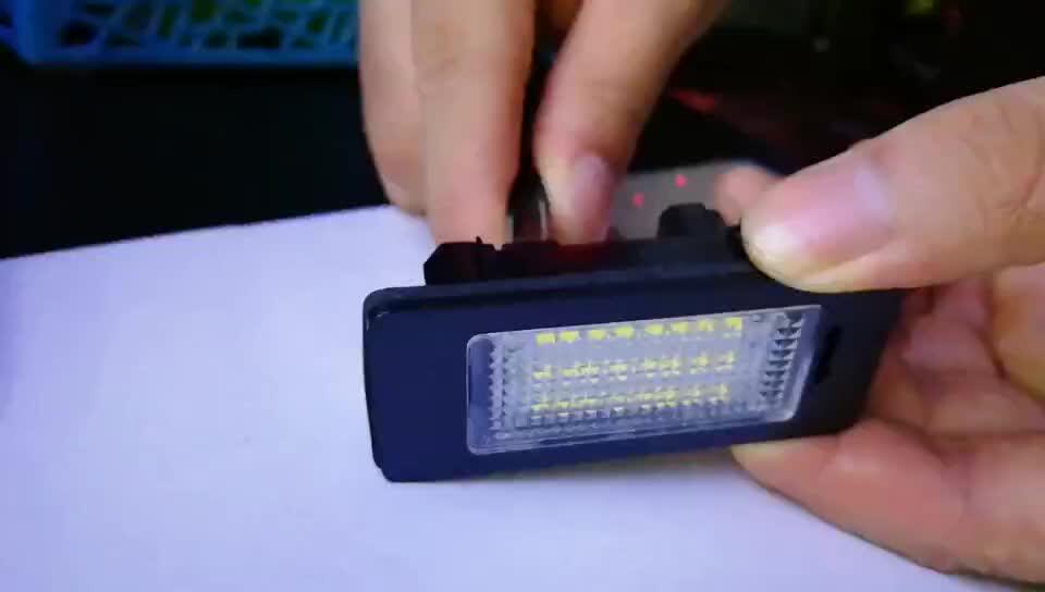 Flydee Wireless License Plate Light For Audi A3 A4 A6 A8 18smd 6500k