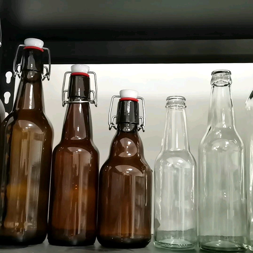 Download Oshow Wholesale 250ml 330ml 500ml 650ml 1000ml Amber Glass Beer Bottle Beverage Bottle - Buy ...
