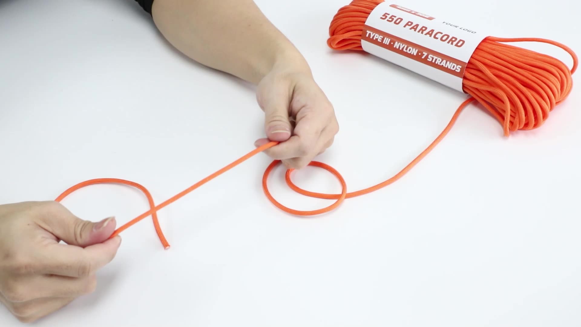 Nylon Polyester Survival Paracord 550 Type I Ii Iii Iv Parachute Cord