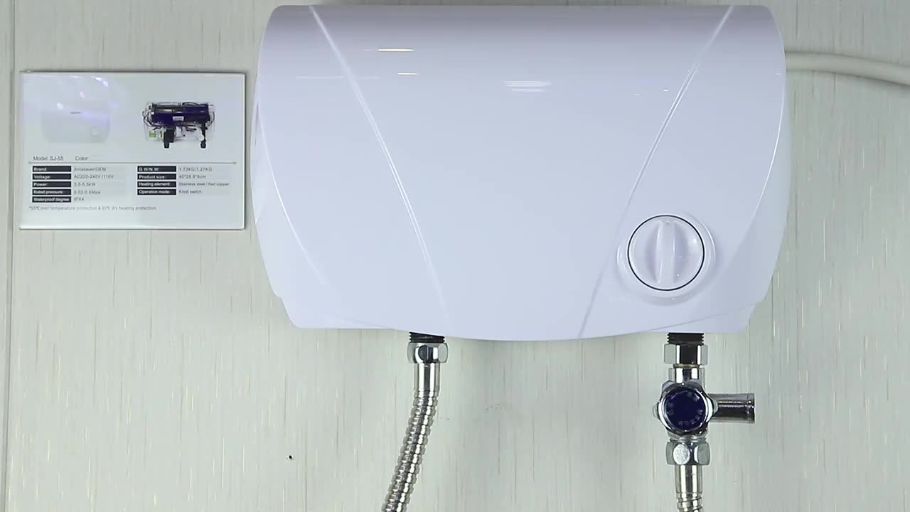 5.5kw Cheap Factory Supplied Instant Electric Water Heater Hot Water