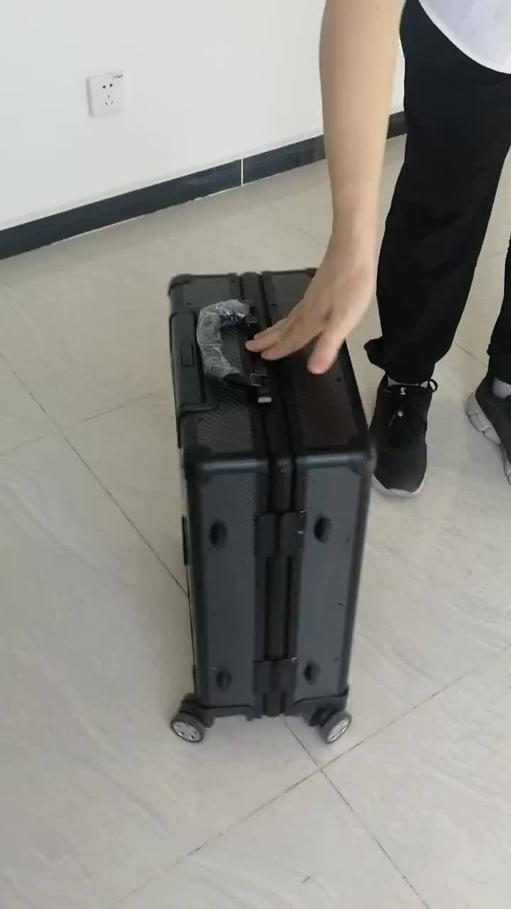 1 Order Wholesale Real Luxury Carbon Fiber Luggage For Men Aluminum