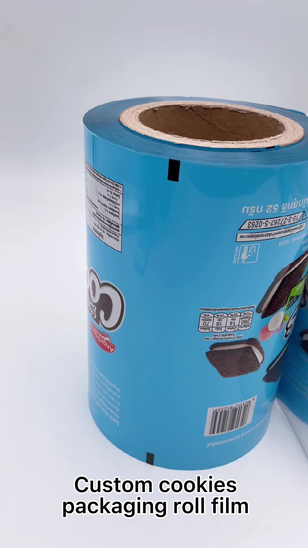 Cookies Sachet Packaging Film Roll Printed Custom Food Grade Sachets Plastic Aluminium