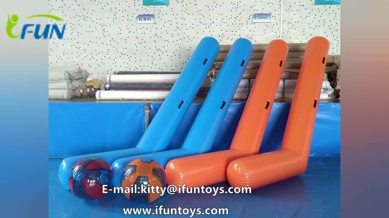 Inflatable Hockey Stick Games For Team / Teambuilding Game Giant