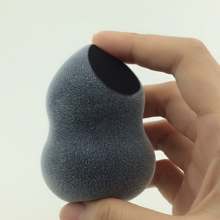 New Design Latex Free Classic Black Makeup Sponge Microfiber Beauty