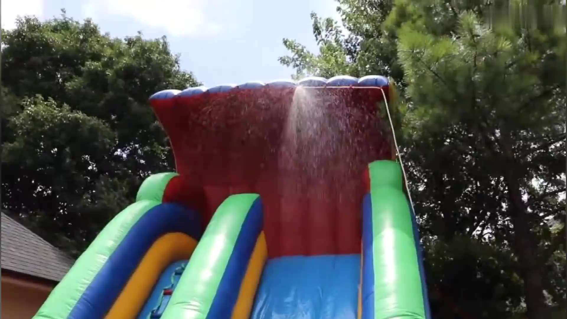 Commerical Adult Kids 8m Big Moon Combo Dry Wet Bounce Bonucy Castle