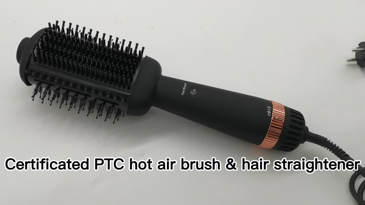 Professional Cepillo Secador One Step Hot air Brush Escova Secadora  Professional Brushless Hair Dryer Negative Ion Hot air Brush