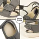 Fat Feet Wide Feet Adjustable Linen Sandals Foreign Trade Outer Wear Holes Old Men's Shoes Thick Sole Casual Walking plus size for Men and Women